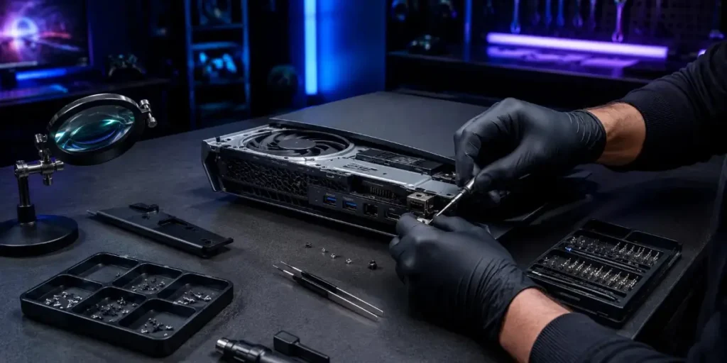 gaming console hdmi port repair