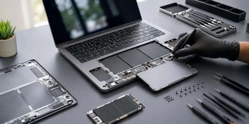 macbook pro keyboard trackpad repair