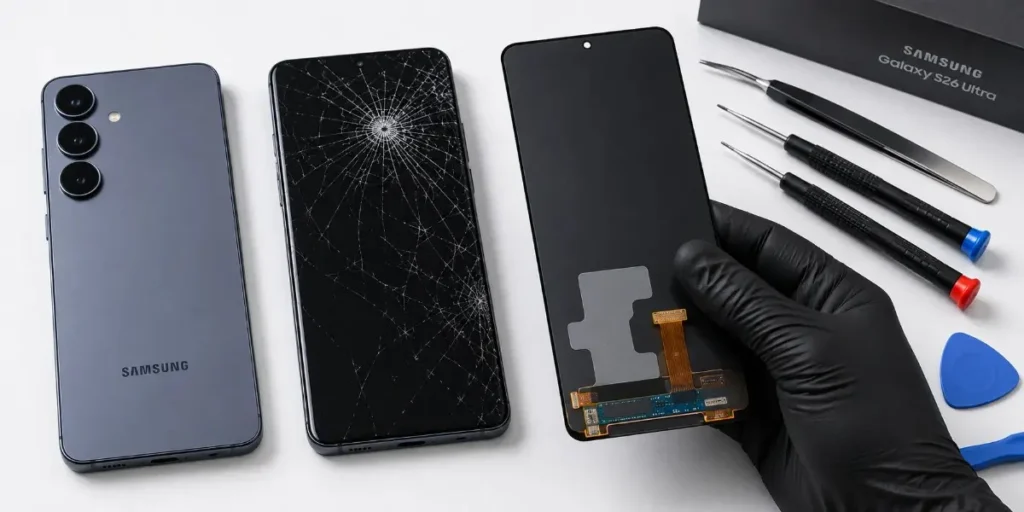 Samsung screen replacement service